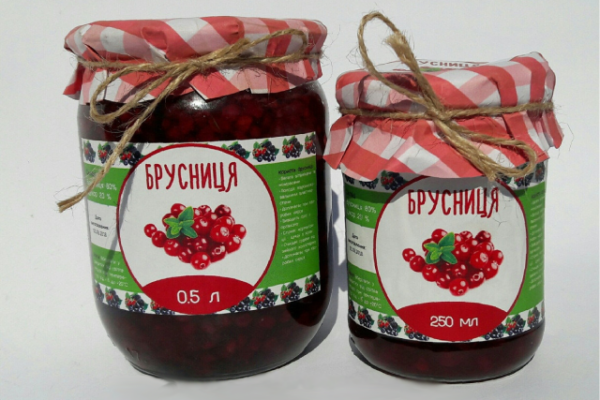 Варення з Брусниці 0.5 л