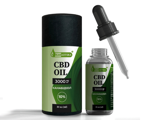 CBD OIL КБД Олія 10% 3000 мг