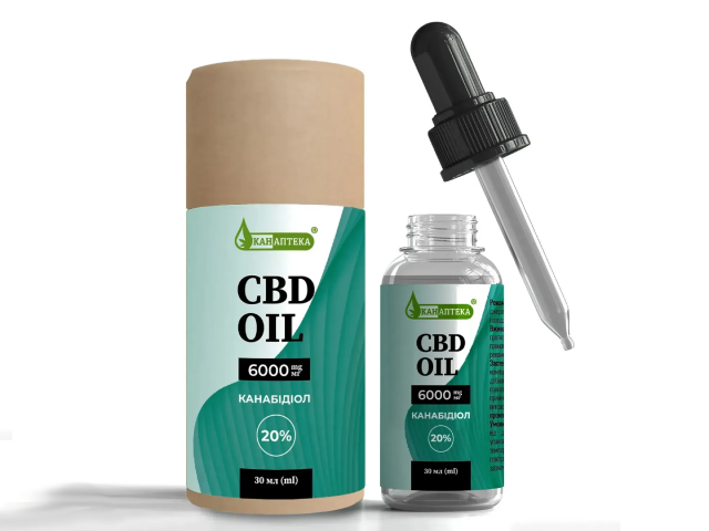 CBD Олія КБД OIL 20% 6000 mg