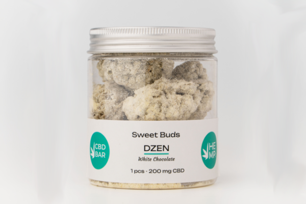CBD Цукерки-бутони "Dzen", 2000 мг КБД, 10 шт