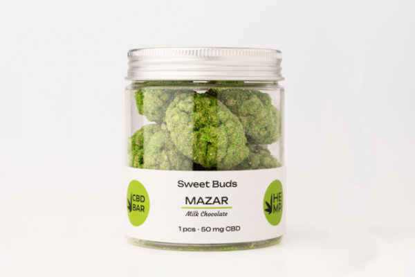 CBD Цукерки-бутони "MAZAR", 500 мг КБД, 10 шт