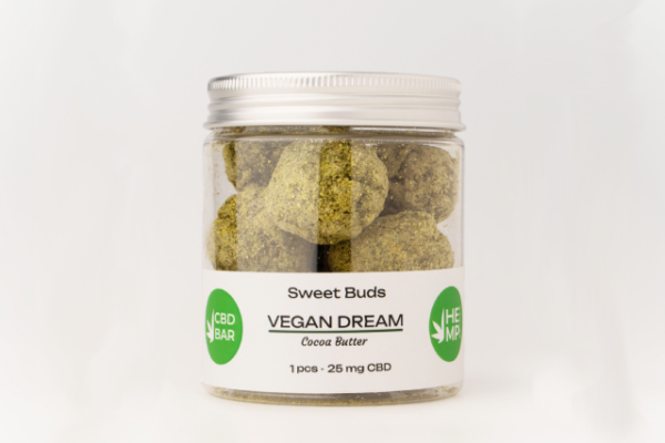CBD Цукерки-бутони "Vegan Dream", 250 мг КБД, 10 шт