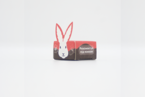 CBD цукерка Vegan Rabbit, 50 mg КБД, полуниця