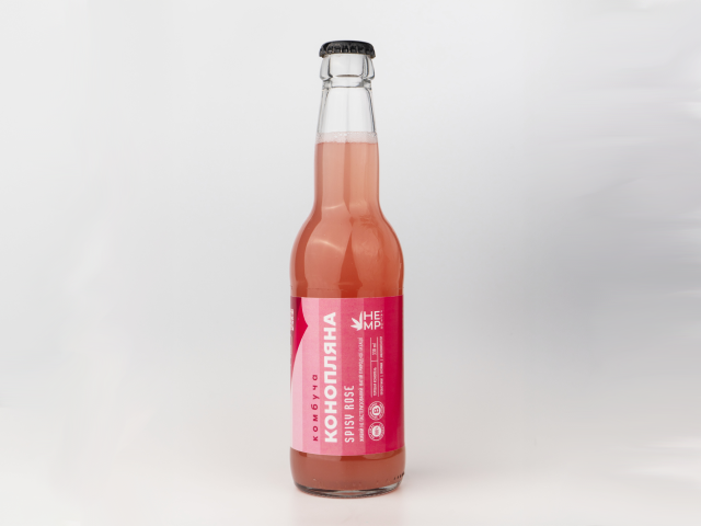 Комбуча конопляна SPICY ROSE 330 мл