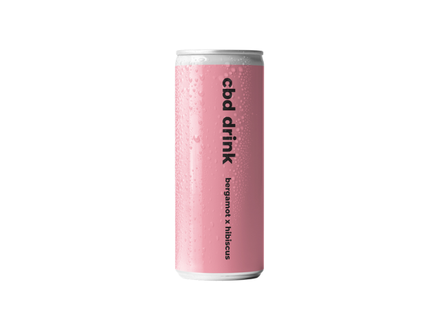 Лимонад з CBD: BERGAMOT X HIBISCUS 330мл